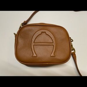 Etienne Aigner Adeline Small Leather Camera Crossbody